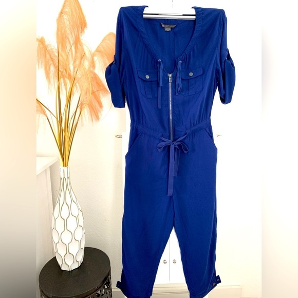 AX Armani Exchange Zip Front Adjustable Jumpsuit Size 0P - Picture 16 of 16